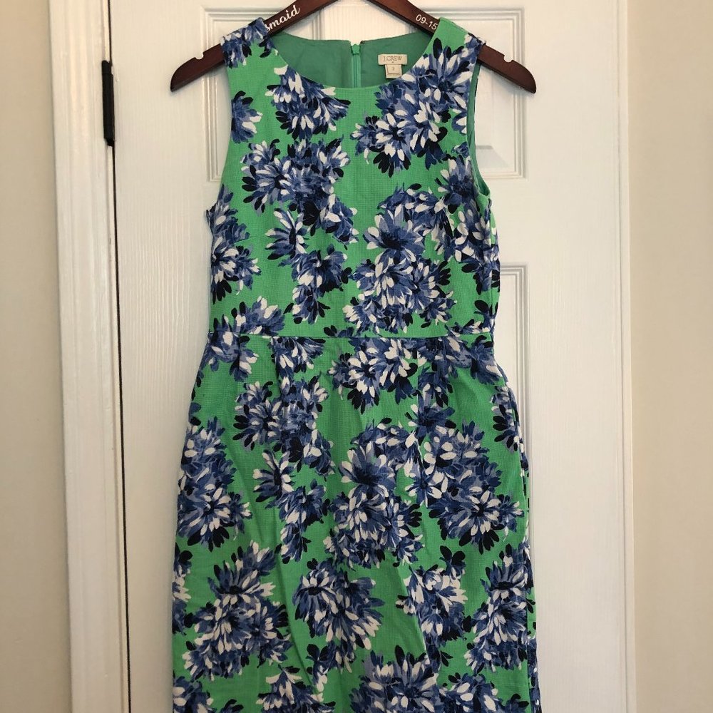 J. Crew Like New Dress Floral